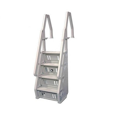  Vinyl Works IN Deluxe 32 Inch Adjustable In Step Above Ground Pool Ladder