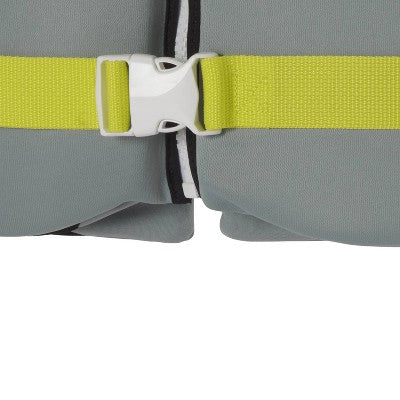  Speedo Adult Life Vest - Black/Lime XS/S: Polyethylene & Polyester Buckle Closure