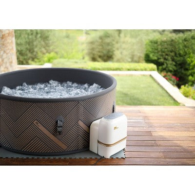  MSpa Mono Round DWF Bubble Spa With Thermal Cover 245 Gal 138 Electric 110 Volt AC Inflatable Hot Tub