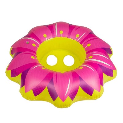  Poolmaster Swimming Pool Inflatable Flower Baby Rider Float - Yellow