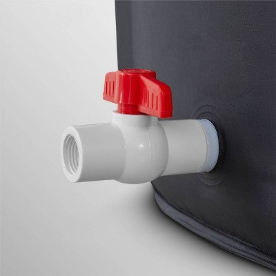  Sharper Image Portable Ice Bath 31.5"x29.5" Oval Plunge Pool: PVC Frame & Liner