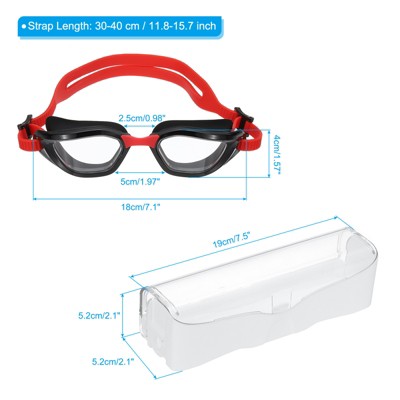  Unique Bargains PC Clear Vision Adult Water Sports Surfing Swimming Goggle
