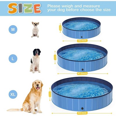  MOVSSOU Pet Dog Pool Bath Swimming Tub Foldable