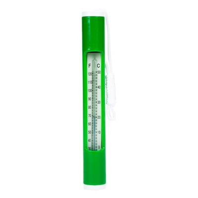  Northlight 6.75" Green Round Swimming Pool Thermometer With White Cord