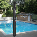  VEVOR Outdoor Solar Heated Shower, 10.57 Gallon Poolside Shower Kit With 2 Shower Head And Foot Shower Tap, Handheld/Hanging Two Modes Fast Assembly