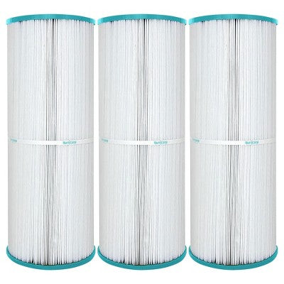  Hurricane 3 Pack HF5374-01 Advanced Spa Filter Cartridge For PLBS75 Unicel C-5374, Filbur FC-2971, Rainbow, Waterway, Leisure Bay, S2/G2 Spa 75