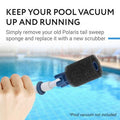  Impresa Pool Sweep Tail Scrubber - 10 Pack - Compatible With Polaris Vac-Sweep Pool Cleaner Hose Tail