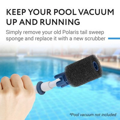  Impresa Pool Sweep Tail Scrubber - 10 Pack - Compatible With Polaris Vac-Sweep Pool Cleaner Hose Tail