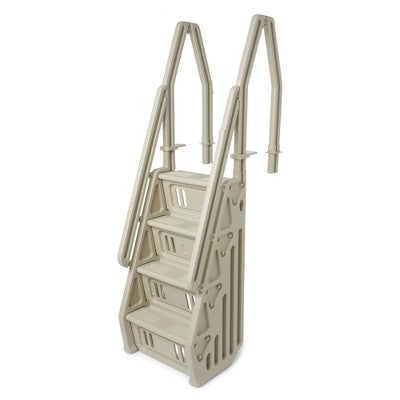  Vinyl Works Adjustable 24 Inch In-Pool Step Ladder For Above Ground Pools