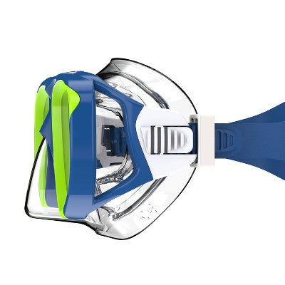  Speedo Junior Reefscout Mask & Snorkel Set - Blue/Green: Ages 6-14, Polycarbonate