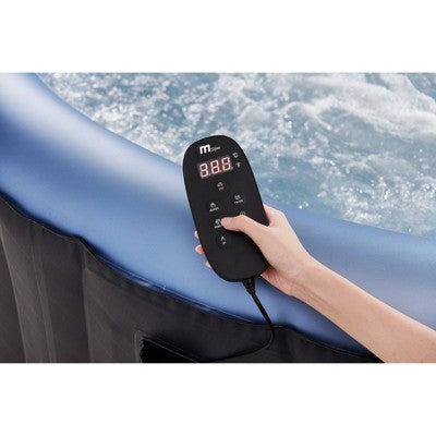  MSpa Bergen Round Bubble Spa With Thermal Cover 245 Gal 138 Electric 110 Volt AC Inflatable Hot Tub