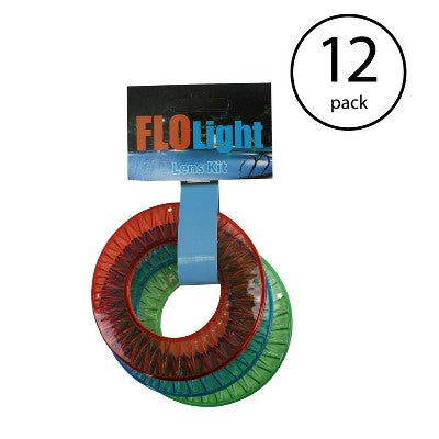  Colored Lens Kit FLOlight Jetlight Pool Wireless Return Light 3 Pack (12 Pack)