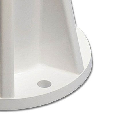  Saftron Polymer 6 Inch Pool Handrails And Ladders Surface Mounting Base (4 Pack)