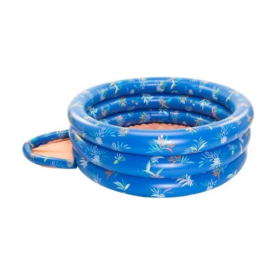  Quiksilver 3 Ring Inflatable Pool With Basin