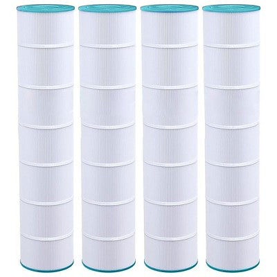  Hurricane 4 Pack HF7494-04 Advanced Pool Filter Cartridge Replacement PA131, Unicel C-7494, Filbur FC-1227, Hayward SwimClear C5030, C5025, C5020