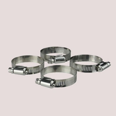 Northlight 2.75" Stainless Steel Adjustable Swimming Pool Hose Clamps - Set Of 4
