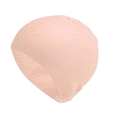  Unique Bargains Silicone Waterproof Embossed Swim Cap 1 Pc