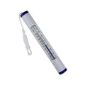  Northlight 6.75" White And Blue Round Swimming Pool Thermometer With Cord