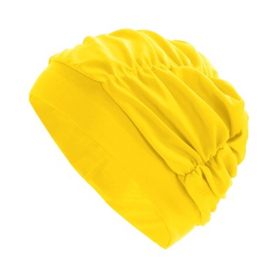  Unique Bargains Nylon Pleated Style Swimming Cap 1 Pc