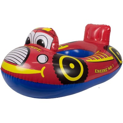  Poolmaster Baby Swimming Pool Fire Engine Boat Rider