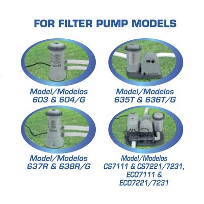  Intex Easy Set Swimming Pool Type A Or C Filter Replacement Cartridges (6 Pack)