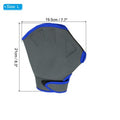  Unique Bargains Swimming Diving Training Resistance Webbed Paddle Aquatic Gloves 1 Pair