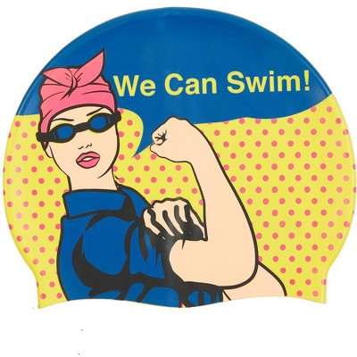  Sporti We Can Swim Silicone Swim Cap