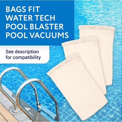  Impresa Micro Filter Bags - 10 Pack - Pool Vacuum Cleaner Bags - Fits Water Tech Pool Blaster Pool Vacuum Cleaners