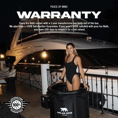 Polar Dive USA Portable Ice Bath Tub In Black