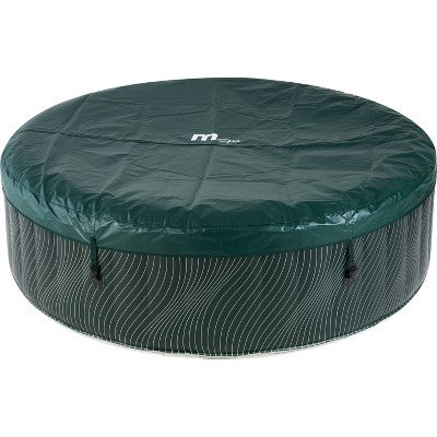  MSpa Meteor Round Bubble Spa With Thermal Cover 245 Gal 164 Electric 110 Volt AC Inflatable Hot Tub