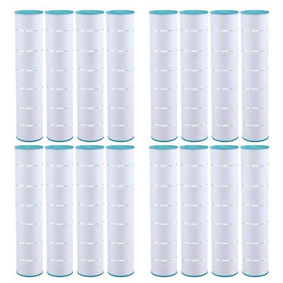  Hurricane 16 Pack HF7494-04 Advanced Pool Filter Cartridge Replacement PA131, Unicel C-7494, Filbur FC-1227, Hayward SwimClear C5030, C5025, C5020