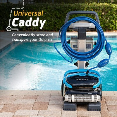  Dolphin Nautilus CC Plus Wi-Fi Robotic Pool Vacuum With Caddy For Easy Transport, For In-Ground Pools Up To 50 FT