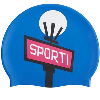  Sporti Paris Metro Pop Silicone Swim Cap
