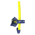  Speedo Adult Travel Mask And Snorkel Set - Navy/Yellow: Polycarbonate & Silicone