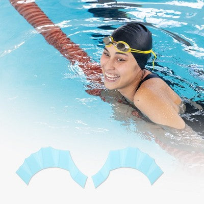  Unique Bargains Swimming Duck Paw Hand Flippers 1 Pair