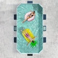  ELJGET 71/83/103/118in Foldable Pool, Non-Inflatable PVC Swimming Pool For Kids, Adults And Pets, Large Portable Kids Pool For Outdoor Backyard Garden