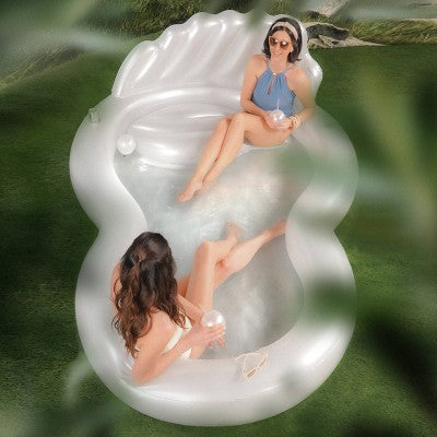  MINNIDIP Exclusive Resort Collection Sprinkler Play Center 80 Gal Novelty Kiddie Pool - Iridescent Pearl: PVC Inflatable Water Fun For Ages 3+