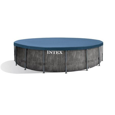  Intex 15FT X 48IN GREYWOOD PRISM FRAME PREMIUM POOL SET