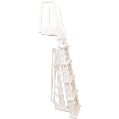  Poolzilla Pool Step Ladder For Above Ground Pools - Deck Mounted Ladder W/Wide Non Skid Platform - For 48’’ To 54’’ In. Above Ground Pools