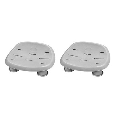  Bestway Coleman Miami AirJet Inflatable Hot Tub With EnergySense Cover And 2-Pack Of SaluSpa Underwater Non-Slip Spa Seat With Adjustable Legs