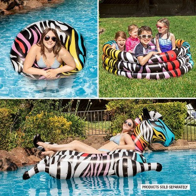  Poolmaster Zebra Inflatable Swimming Pool