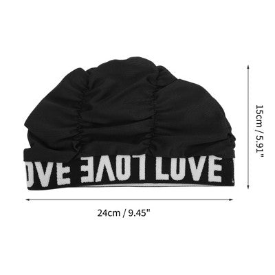  Unique Bargains Spandex Pleated Style Swimming Cap 1 Pc