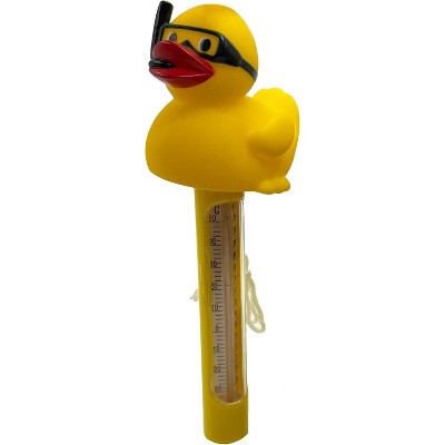  Poolzilla Diver Duck Thermometer - Easy Read Water Temperature Floater With String