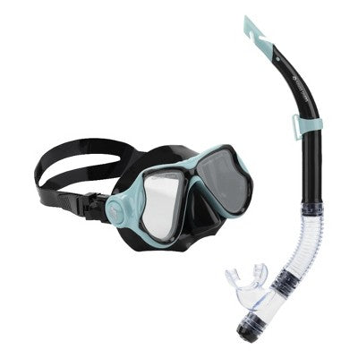  Hawaii Divers Beluga Jr Snorkel Combo – Turquoise/Black | Ages 8+