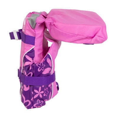  Swimline Infant USCG Approved Swimming Vinyl Life Vest With Handle - Pink - XS