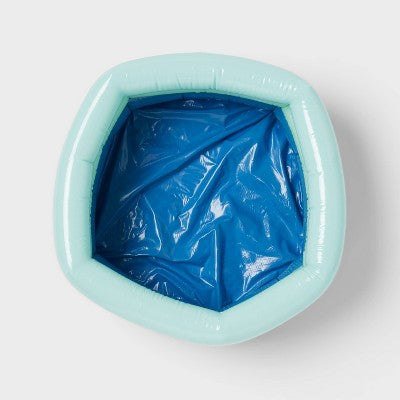  5.91'' X 1.97'' X 7.87'' Mini 3 Ring Pool 43 Gal Oval Kiddie Pool - Sun Squad™