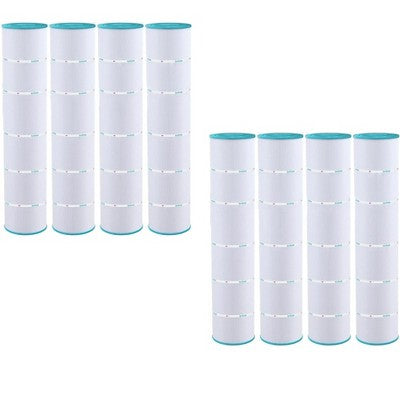  Hurricane 8 Pack HF7482-04 Advanced Pool Filter Cartridge Replacement For PJAN145, Unicel C-7482, Filbur FC-0820, Jandy Industries CL580, CV580