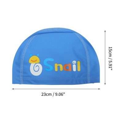  Unique Bargains Kid's Knitted PU Snail Swim Cap 1 Pc