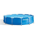  Intex 12 Foot X 30 In. Above Ground Pool & Intex 12 Foot Round Pool Cover