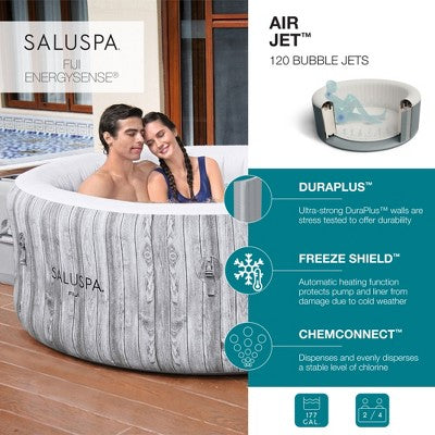  Bestway SaluSpa Fiji AirJet Inflatable Hot Tub With EnergySense Cover